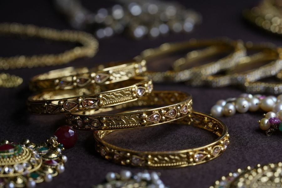 Gold bangles by Your Jewellers