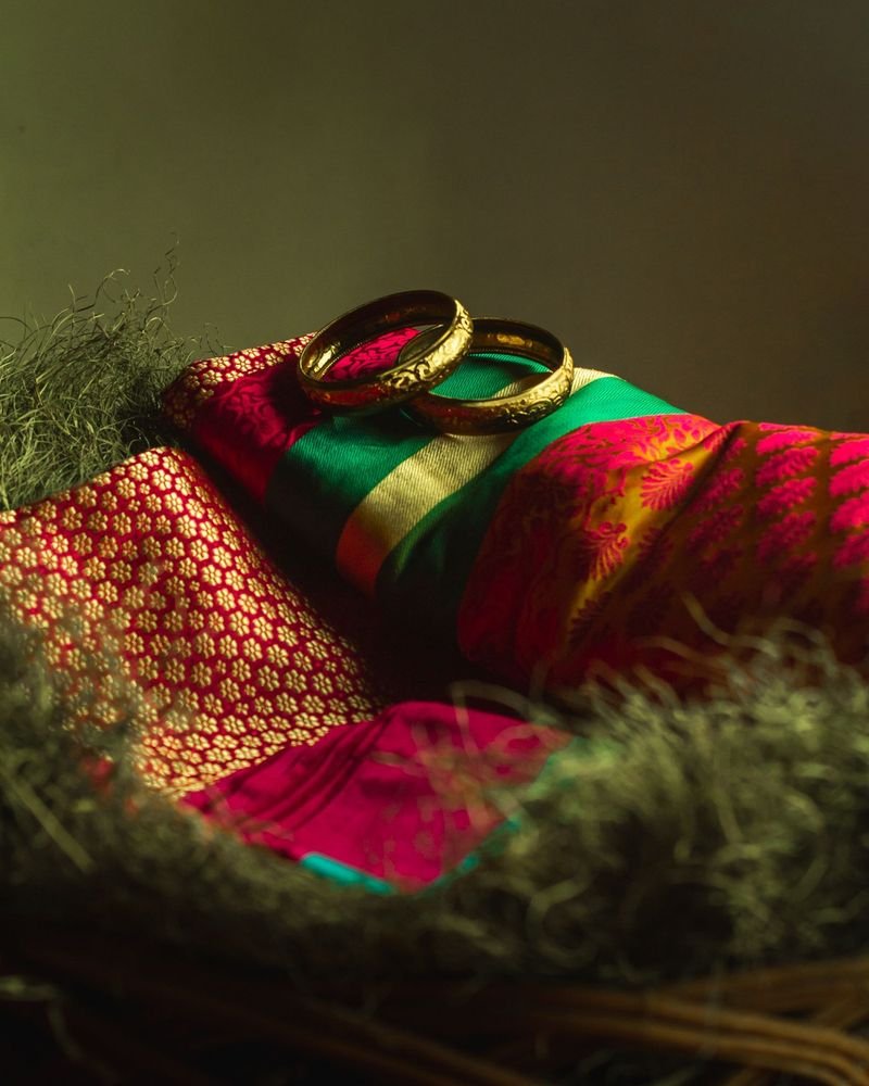 Festival silk saree with gold border