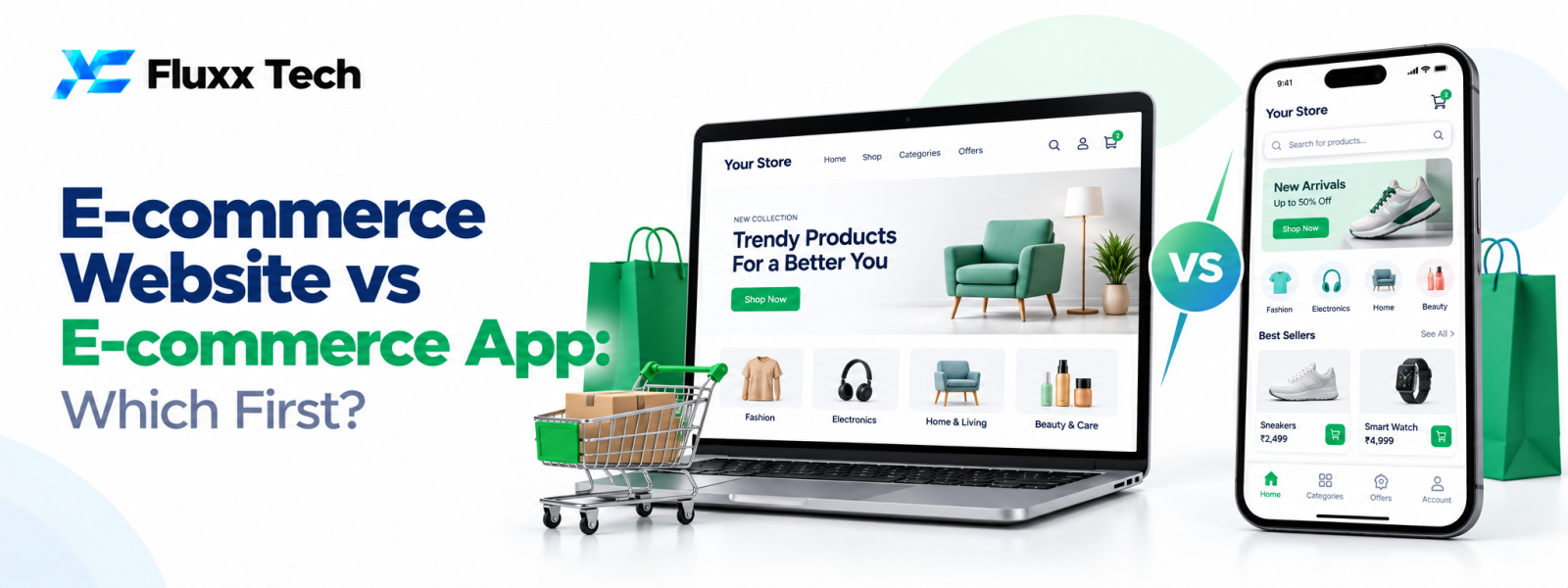 E-commerce Website vs E-commerce App: Which First?