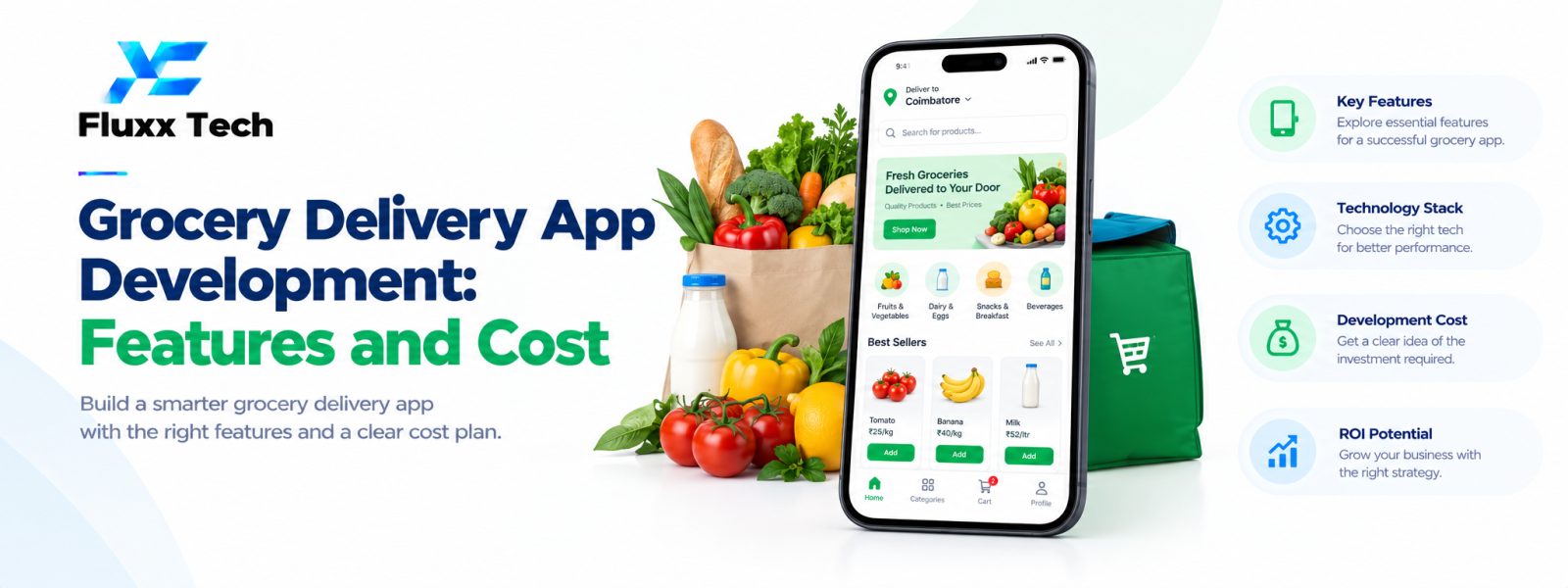Grocery Delivery App Development: Features and Cost