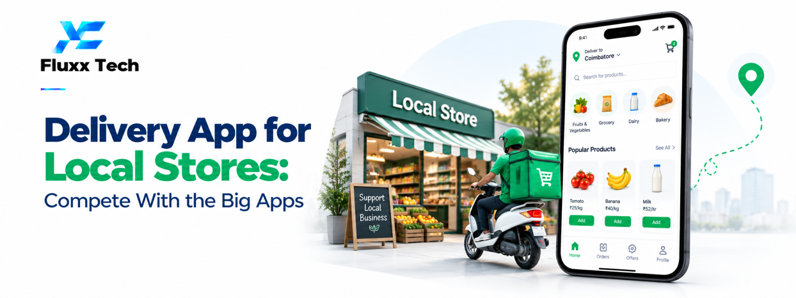 Delivery App for Local Stores: Compete With the Big Apps