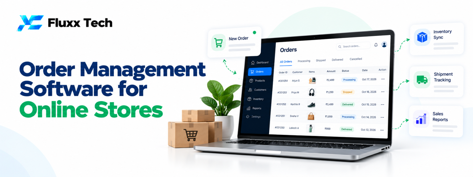 Order Management Software for Online Stores