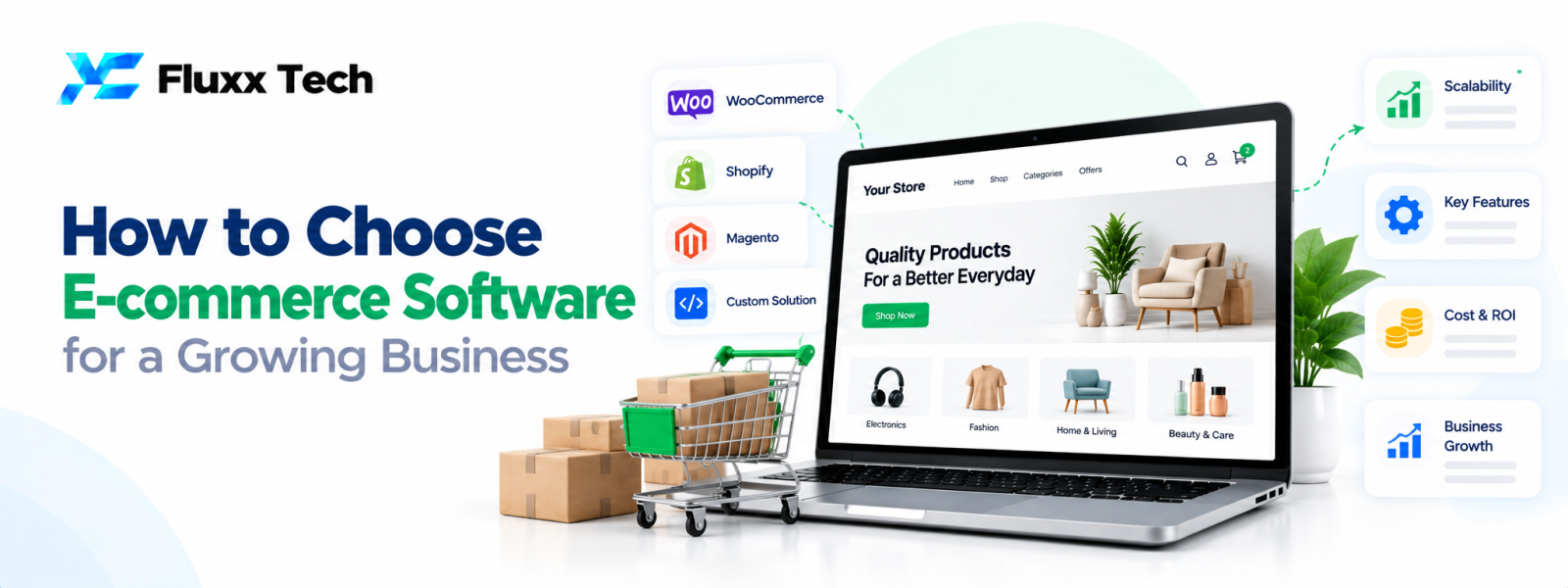 How to Choose E-commerce Software for a Growing Business