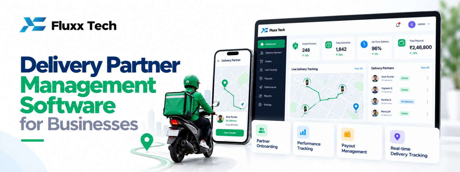 Delivery Partner Management Software for Businesses