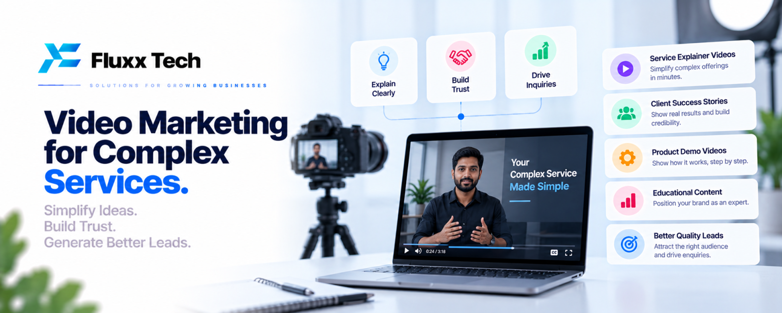 Video Marketing for Complex Services