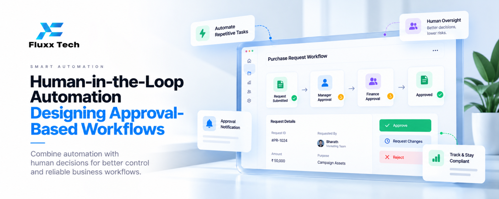 Human-in-the-Loop Automation: Designing Approval-Based Workflows