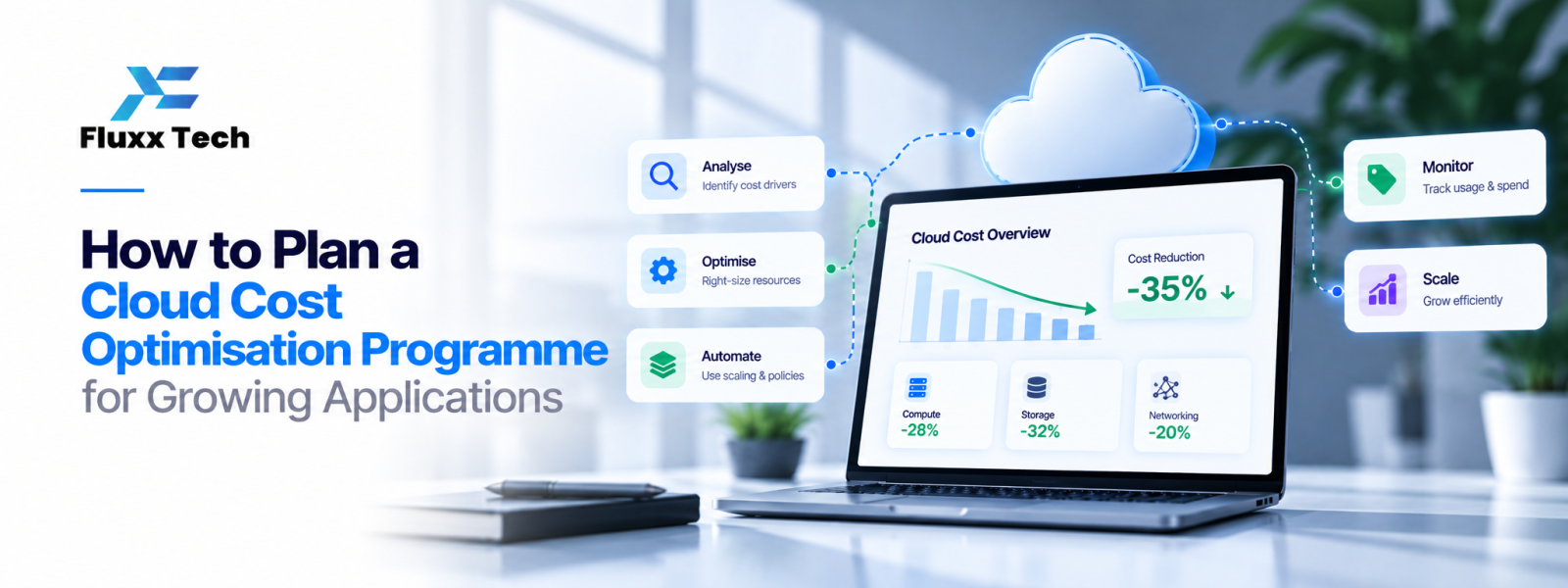 How to Plan a Cloud Cost Optimisation Programme for Growing Applications