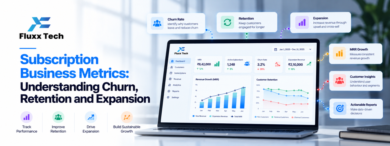 Subscription Business Metrics: Understanding Churn, Retention and Expansion
