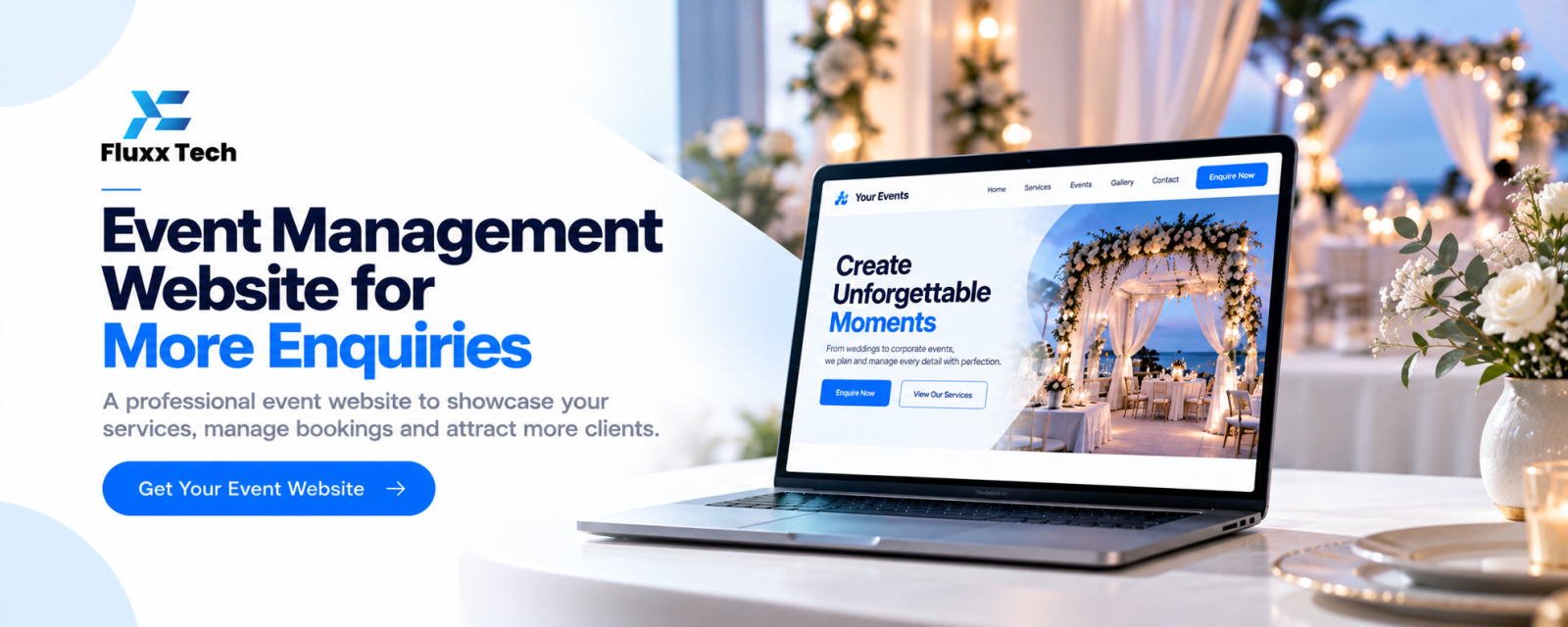 Event Management Website: Planner, Calendar and Enquiries