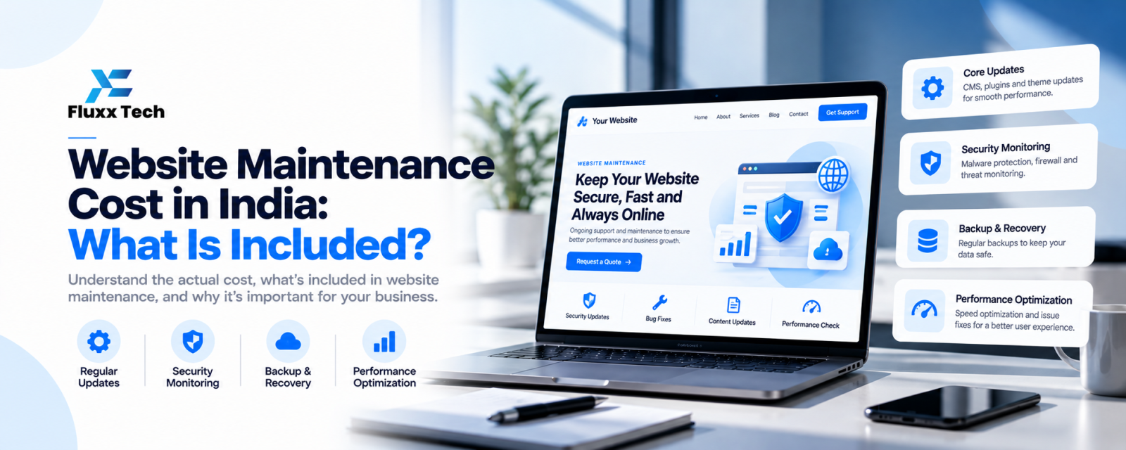 Website Maintenance Cost in India: What Is Included
