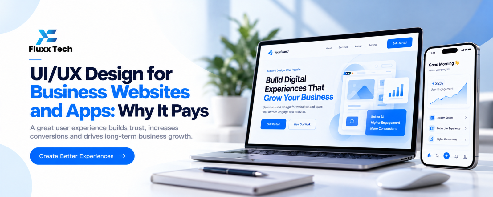 UI/UX Design for Business Websites and Apps: Why It Pays