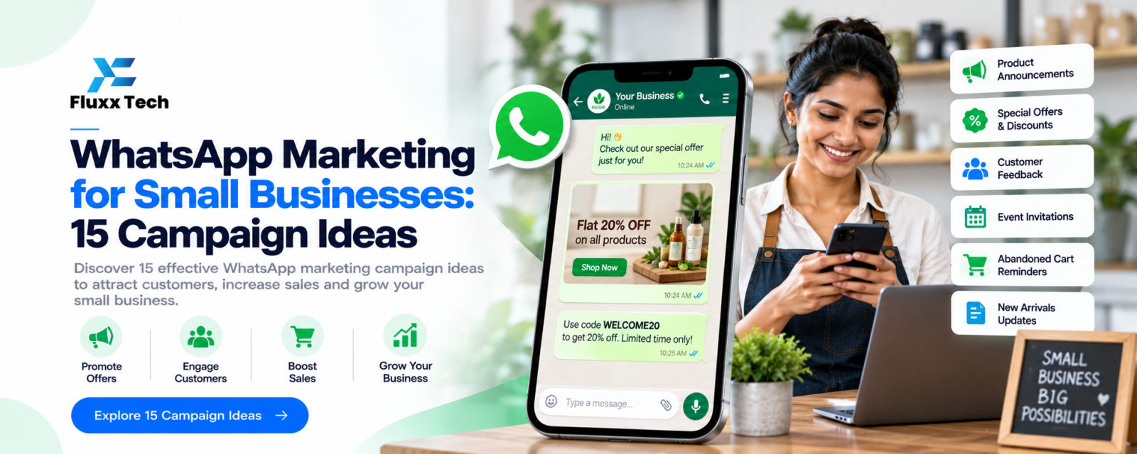 WhatsApp Marketing for Small Businesses: 15 Campaign Ideas